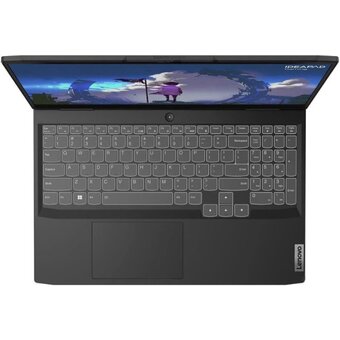  Ноутбук Lenovo IdeaPad Gaming 3 15ARH7 (82SB00NBRK) 15.6" WQHD IPS 350N 165Hz/Ryzen 5 7535HS/16GB/SSD512GB/RTX 4050 6GB/Backlit/DOS/Onyx Grey 