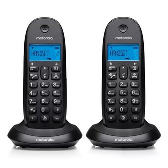  Радиотелефон Motorola C1002CB+ черный 