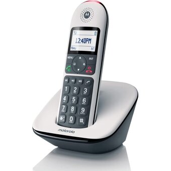  Радиотелефон Motorola CD5001 черный/белый 