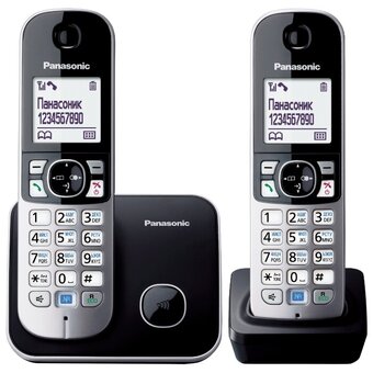  Телефон Panasonic KX-TG6812RU черный 