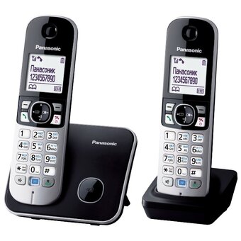  Телефон Panasonic KX-TG6812RU черный 