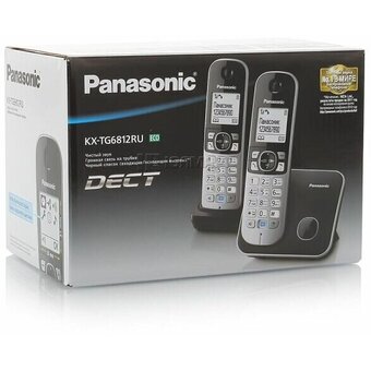  Телефон Panasonic KX-TG6812RU черный 
