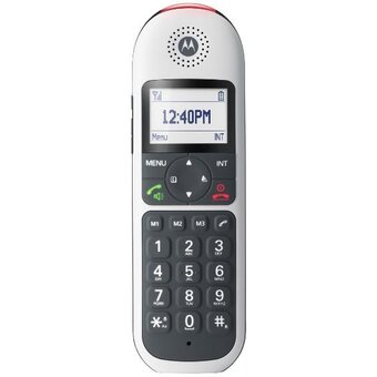  Радиотелефон Motorola CD5001 черный/белый 