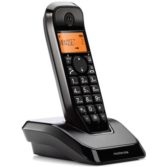  Радиотелефон Motorola S1202 черный 