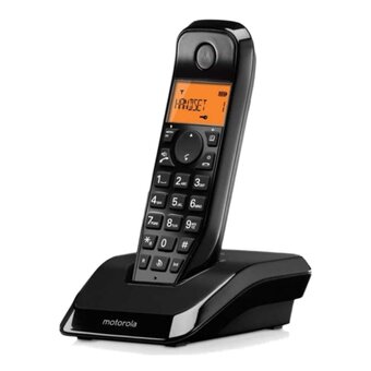  Радиотелефон Motorola S1202 черный 