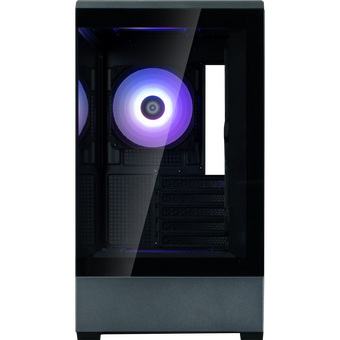  Корпус ZALMAN P30 V2, MATX, Black, Window, 2x3.5", 3x2.5", 1xUSB Type-C, 1xUSB3.0, Side 2x120mm ARGB, Rear 1x120mm ARGB, VGA support 