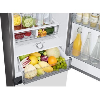  Холодильник Samsung RB34C7B5E12/EF белый стекло 