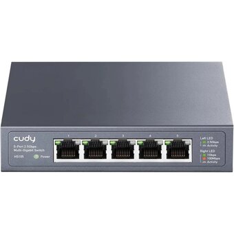  Коммутатор неуправляемый Cudy HS105 (L2) 5x2.5Гбит/с 