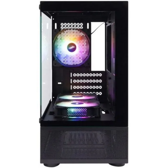  Корпус 1STPLAYER Miku Mi2-A ARGB Black (Mi2-A-BK-2F2R(AP)-1F2(AP) / mATX / 3x120mm ARGB fans 