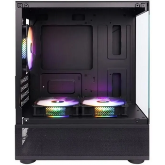 Корпус 1STPLAYER Miku Mi2-A ARGB Black (Mi2-A-BK-2F2R(AP)-1F2(AP) / mATX / 3x120mm ARGB fans 