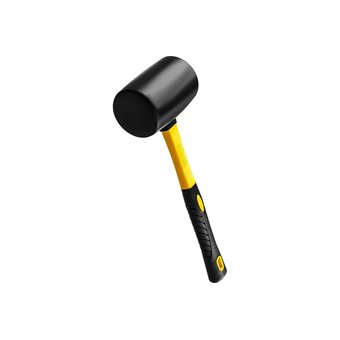  Киянка резиновая STAYER 2054-90 чёрная 900 г 