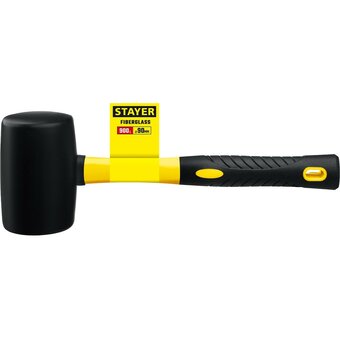  Киянка резиновая STAYER 2054-90 чёрная 900 г 
