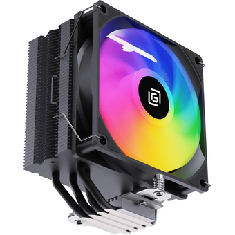  Кулер Оклик OG-CPC180FRGB-PWM1 RGB Soc-AM5/AM4/1151/1200/2066/2011/1700 черный 4-pin 20dB Al+Cu 180W 820gr Ret 