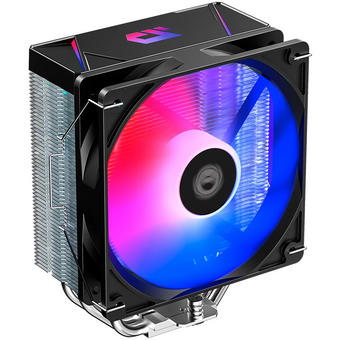  Кулер ID-COOLING Blitz X4 LGA1700/1200/115X/AM5/AM4 (1TDP 180W, PWM, 4 тепл.трубки прямого контакта, Fan 120mm, Dynamic Multi-Color LED) RET 