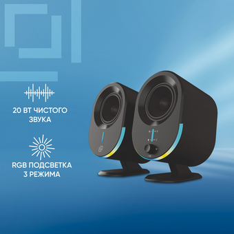  Колонки OKLICK OK-303A черный 