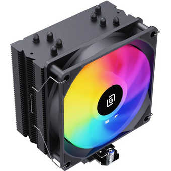  Кулер Оклик OG-CPC180FRGB-PWM1 RGB Soc-AM5/AM4/1151/1200/2066/2011/1700 черный 4-pin 20dB Al+Cu 180W 820gr Ret 
