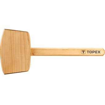  Молоток деревянный TOPEX 02A050 500 г, дерево 