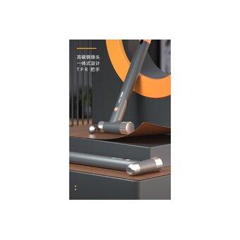 Молоток DELI Home Series Gray HT7008C (112883) 400гр рукоять из Soft Touch пластика 