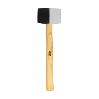  Киянка резиновая NEO Tools 25-067 450 г черно-белая 