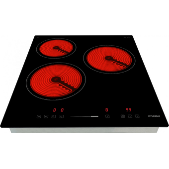 Варочная поверхность Hyundai HHE 4554 BG черный   Варочная поверхность Hyundai HHE 4554 BG черный