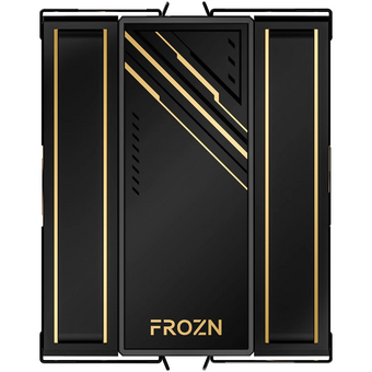 Кулер ID-COOLING Frozn A410 GDL LGA1700/1200/115X/AM5/AM4 (TDP 230W, PWM, 4 тепл.трубки прямого контакта, Dual Fan 120mm, черно-золотой) RET 