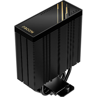  Кулер ID-COOLING Frozn A410 GDL LGA1700/1200/115X/AM5/AM4 (TDP 230W, PWM, 4 тепл.трубки прямого контакта, Dual Fan 120mm, черно-золотой) RET 