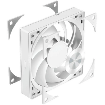  Комплект вентиляторов (3шт.) PCCooler F5R120 WH 3in1 (F5R120-WHNT3-GL) 120x120x25мм (4pin PWM, 500-2200 об/мин) 
