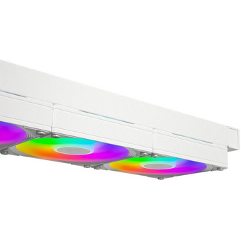  Кулер GMNG GG-CPC220-ARGB2 (GG-CPC220-ARGB2-WH) ARGB 120x120x25mm Soc-AM5/AM4/1151/1200/2066/1700 белый 4-pin 14-26dB Al+Cu LCD 220W 550gr 