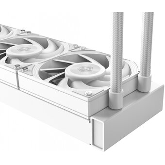  СВО ID-COOLING DX360 Max White LGA1700/1200/115X/AM4/AM5 (TDP 350W, ARGB Pump, PWM, Triple Fan 120mm, белый) RET 