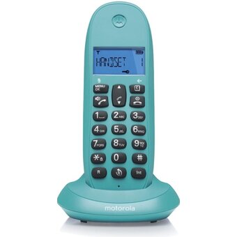  Радиотелефон Motorola C1001LB+ Бирюзовый 