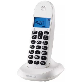  Радиотелефон Motorola C1001СB+ белый 