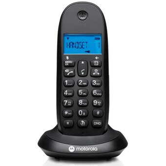  Радиотелефон Motorola C1001СB+ черный 