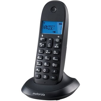  Радиотелефон Motorola C1001СB+ черный 
