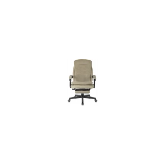  Кресло руководителя Бюрократ T-9950MSG-F Fabric песочный (T-9950MSG-F/FABR-BG) Light-21 крестов. пластик подст.для ног 