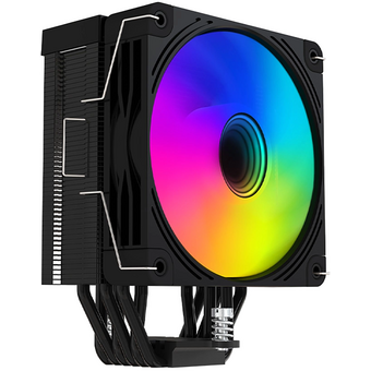  Кулер GMNG GG-CPC220-ARGB2 (GG-CPC220-ARGB2-BK) ARGB Soc-AM5/AM4/1151/1200/2066/1700 черный 4-pin 14-26dB Al+Cu LCD 220W 550gr Ret 
