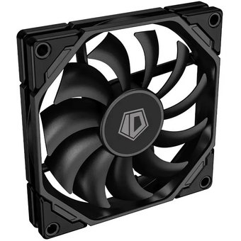  Вентилятор ID-COOLING TF-9215-K 92x92x15мм (PWM, 4pin, черный, резиновые углы, 800-2800об/мин) BOX 