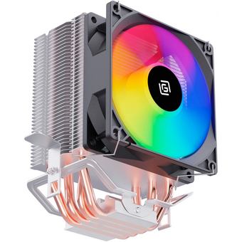  Кулер Оклик OG-CPC130FRGB-1 RGB Soc-AM4/1151/1200 черный 3-pin 18-23dB Al+Cu 130W 453gr Ret 
