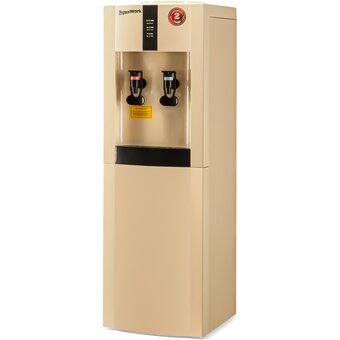  Кулер для воды Aqua Work 16LDR (27519) эл.охл, нажим кружкой, Россия, бежевый 
