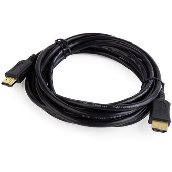  Кабель Bion BXP-CC-HDMI4L-100 HDMI v1.4, 19M/19M, 3D, 4K UHD, Ethernet, CCS, позолоченные контакты, 10м, черный 