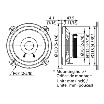  Колонки автомобильные Kenwood KFC-S1356G 