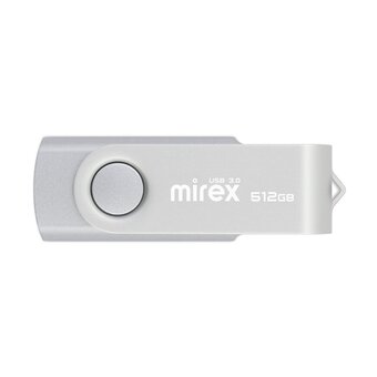  USB-флешка Mirex Swivel 13600-FM3SS512 512GB USB 3.0, Серебристый 