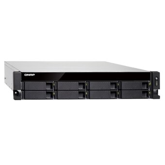  Сетевое хранилище NAS Qnap TS-883XU-RP-E2124-8G 8-bay стоечный Xeon E-2124 