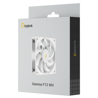  Вентилятор Ocypus Gamma F12 WH (Gamma-F12-WH1NN00X-GL) / White / 3pin 