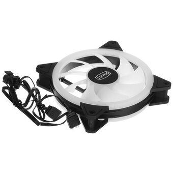  Комплект вентиляторов (3шт.) PCCooler F3 T120 ARGB BK (F3-T120BKAM3-GL) 120x120x25мм (4pin PWM + 3pin ARGB, 500-1800 об/мин) 