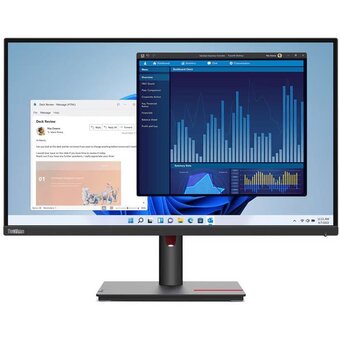 Монитор Lenovo T27p-30 (63A9GAR1CB) Black/Red 