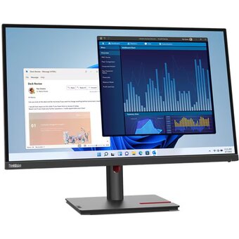  Монитор Lenovo T27p-30 (63A9GAR1CB) Black/Red 