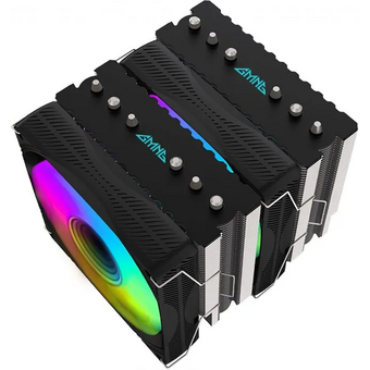  Кулер GMNG GG-CPC250-ARGB1 (GG-CPC250-ARGB1-BK) ARGB 120x120x25mm Soc-AM5/AM4/1151/1200/2066/1700 черный 4-pin 22-32dB Al+Cu 250W 945gr Ret 
