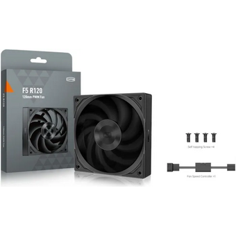  Вентилятор PCCooler F5R120 BK (F5R120-BKNT1-GL) 120x120x25мм (4pin PWM, 500-2200 об/мин) 