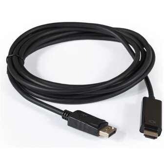  Кабель Exegate EX284915RUS DisplayPort(20M)-HDMI(19M), экранированный, 1.8 м, черный 