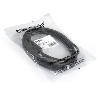  Кабель Exegate EX284915RUS DisplayPort(20M)-HDMI(19M), экранированный, 1.8 м, черный 